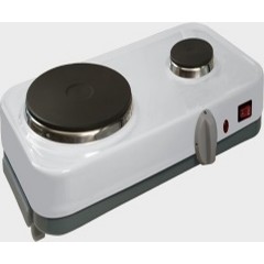 Davoline EK1950 Επιτραπέζια Εστία Εμαγιέ Διπλή Λευκή Davoline EK1950 Επιτραπέζια Εστία Εμαγιέ Διπλή Λευκή